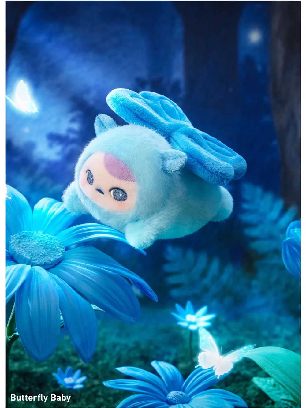 Pucky Flying Babies Plush Pendant - Butterfly Baby